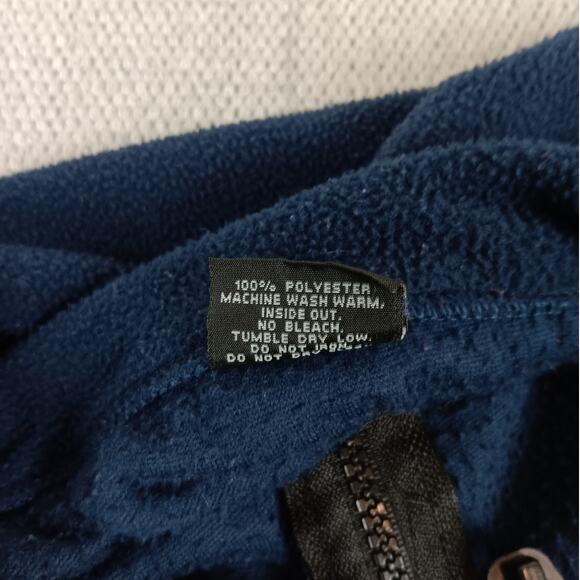 USA Olympics Vintage Fleece Jacket Mens XXL Blue Mock Neck Full Zip Sports - Picture 7 of 14